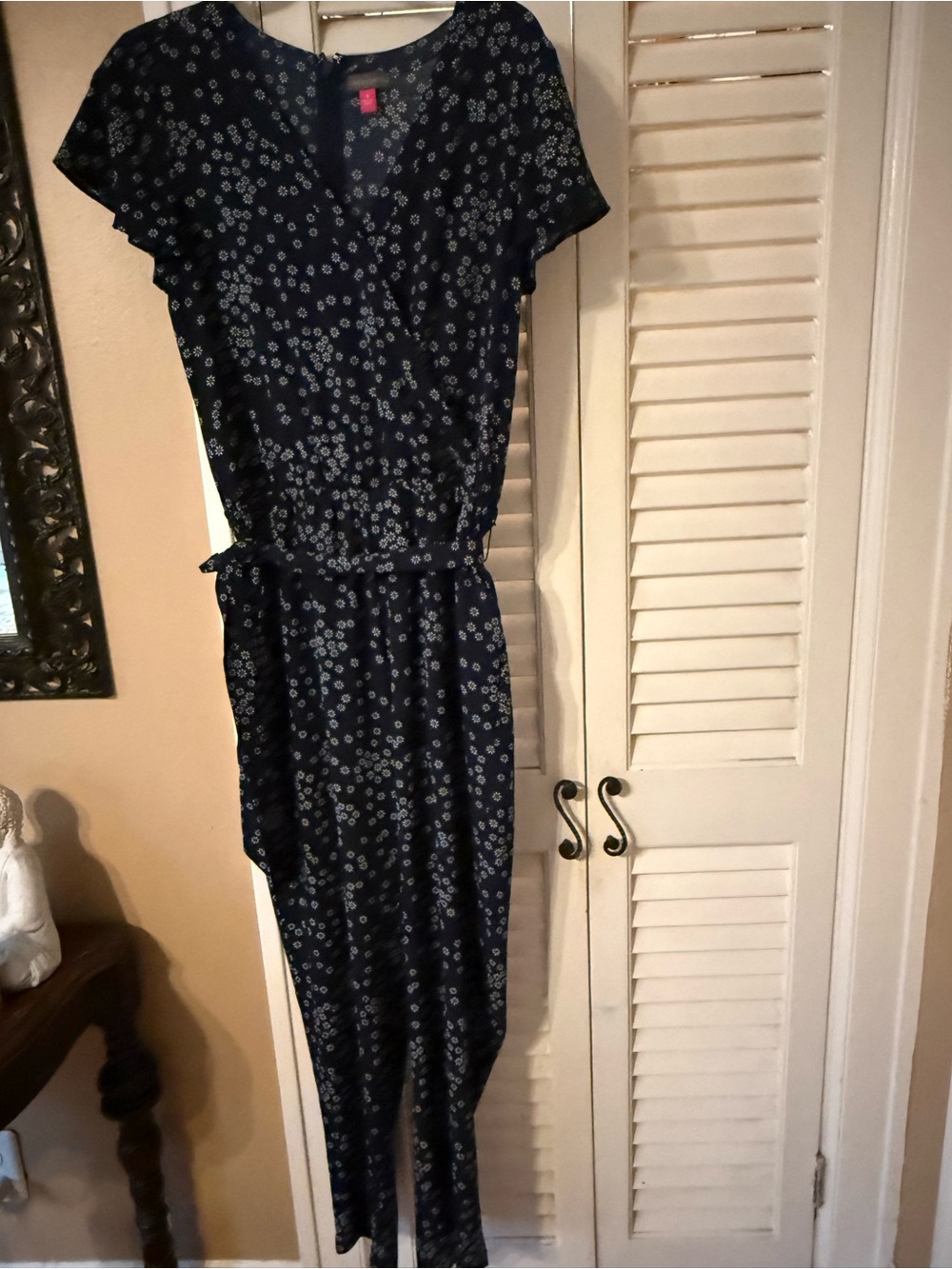 Vince Camuto Navy Floral Maxi Dress - Picture 6 of 6